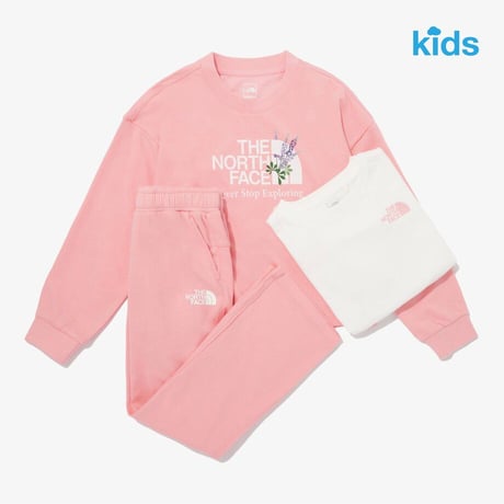 G'S BLOOM 3PCS SWEAT SET PEACH NM5MQ02U