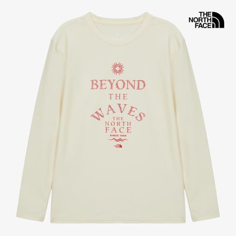 W'S SURF L/S RASHGUARD CREAM NT7TS32B