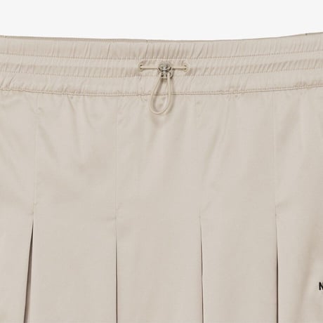 W'S SATIN FLARE SKIRT LIGHT BEIGE NK6NR31L