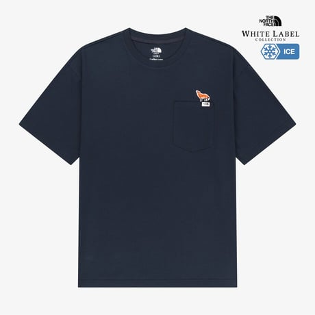 FABLE POCKET S/S R/TEE DARK NAVY NT7US26M