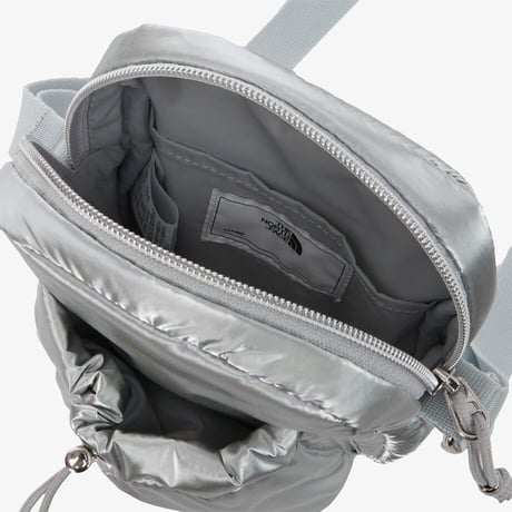 K'S PUFFY CROSS BAG MINI SILVER NN2PR56S