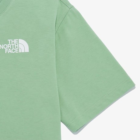 K'S TNF HANGEUL S/S R/TEE 2 PISTACHIO GREEN NT7UR29T