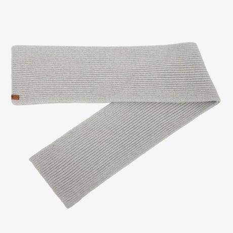 REWOOL KNIT MUFFLER LIGHT GRAY NA5IS70B