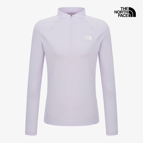 W'S ASCEND L/S ZIP TEE LAVENDER NT7LR31A