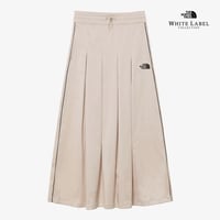 W'S SATIN FLARE SKIRT LIGHT BEIGE NK6NR31L