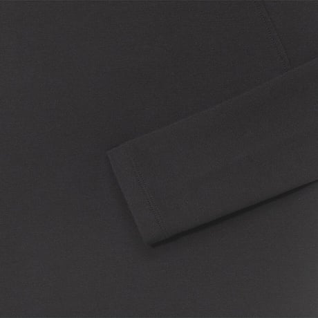 W'S DELPHIE L/S R/TEE BLACK NT7TR30K