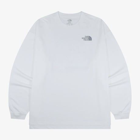 GEODOME L/S R/TEE WHITE NT7TS01K
