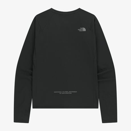 W'S STEPUP L/S R/TEE BLACK NT7TR81J