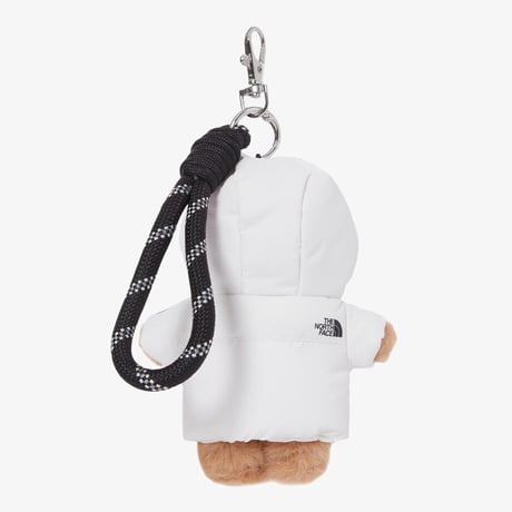 HIMALAYAN BEAR KEY RING WHITE NA5AS55B