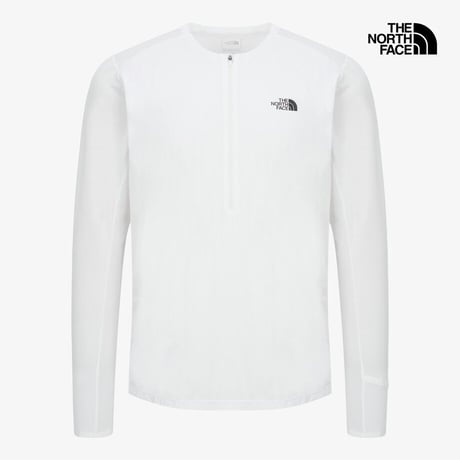 【SUMMIT SERIES】M'S CAMINO HYBRID ZIP TEE WHITE NT7LS10B
