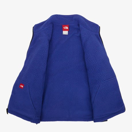 M TNF RED BOX REVERSIBLE FLEECE JACKET DARK NAVY NJ4FS29B