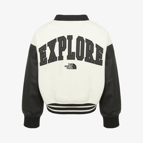 K'S VARSITY HEAT JACKET CREAM NJ3NR61T