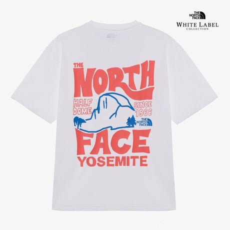 HALF DOME S/S R/TEE WHITE NT7UR07K