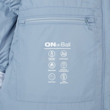 M'S NUPTSE ON JACKET MINERAL BLUE NJ3NS70D