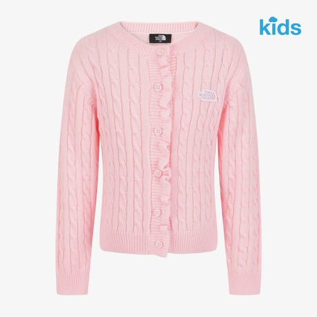 G'S CABLE CARDIGAN LIGHT PINK NJ5SS51T