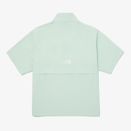 ICE RUN HALF ZIP S/S TEE APPLE GREEN NT7KQ01N