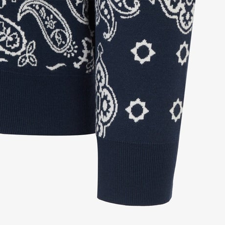 M'S PAISLEY CARDIGAN MIDNIGHT NAVY NJ5SR55A