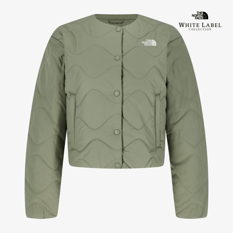 W'S FLOW HEAT JACKET OFF GREEN NJ3NR81