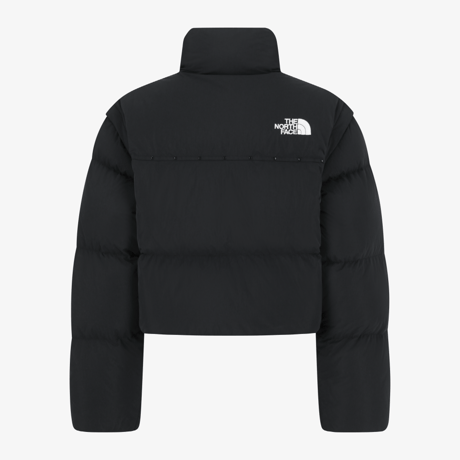 【ベスト分離可能】W’S VINTAGE NUPTSE DT JACKET (RDS) BLACK NJ1DR83J