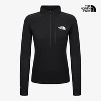 【SUMMIT SERIES】W'S SUMMIT HAYES L/S ZIP TEE BLACK NT7LS99B