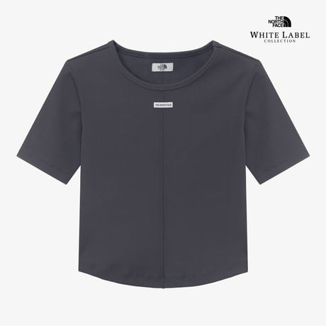 W'S SOFT WAVE S/S R/TEE CHARCOAL GREY NT7UR31J