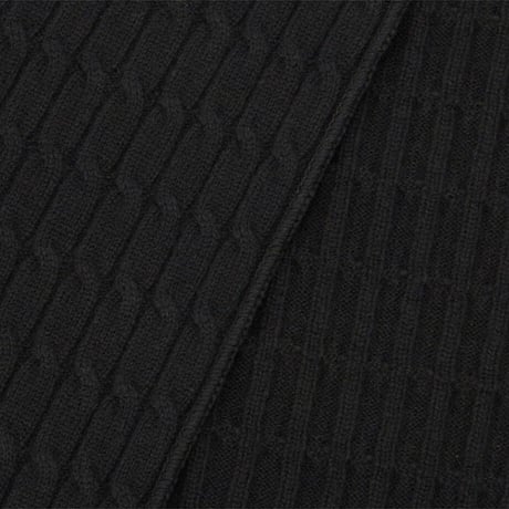 AIR WOOL SHAWL BLACK NA5IR83A
