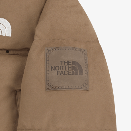 W’S SUEDE NUPTSE JACKET (RDS) CAMEL NJ1DR84K