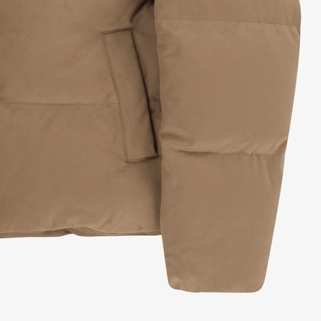 W’S SUEDE NUPTSE JACKET (RDS) CAMEL NJ1DR84K
