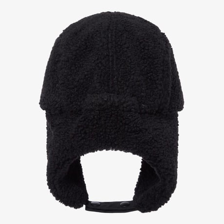 FLUFFY EARMUFF CAMP CAP BLACK NE3CS57A