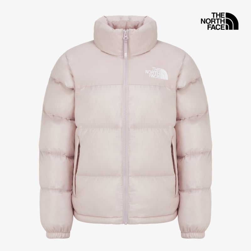 ジャケット・アウター THE NORTH FACE W'S NUPTSE PALE PINK W'S NUPTSE ON BALL JACKET GRAYISH PINK NJ3NR80D