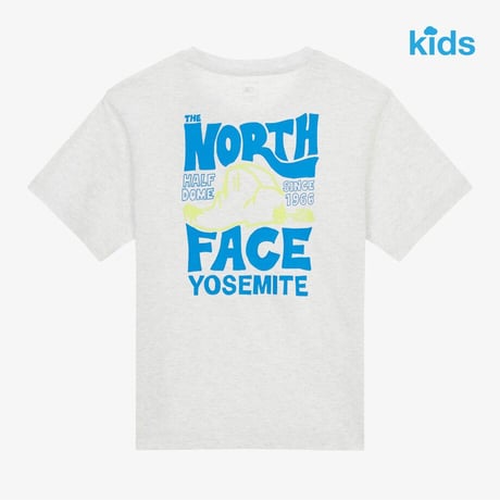 K'S HALF DOME S/S R/TEE HEATHER GRAY NT7UR03U