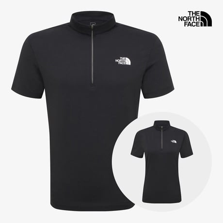 ICE DAY S/S ZIP TEE BLACK NT7KQ00A