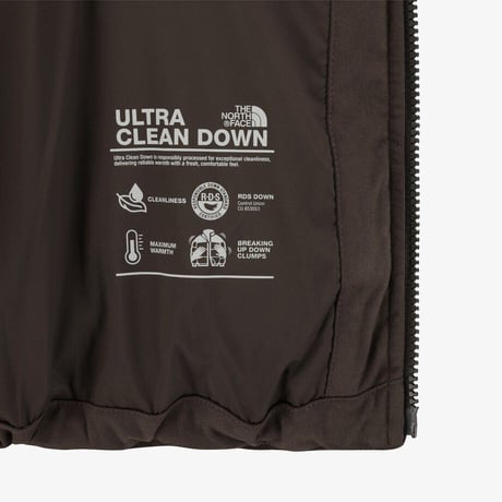 W'S MELLOW NUPTSE JACKET (RDS) BROWN NJ1DS90J