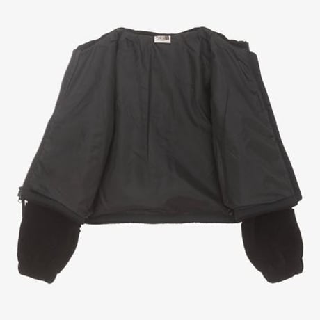 W'S PUFFY FLEECE JACKET BLACK NJ4FQ80