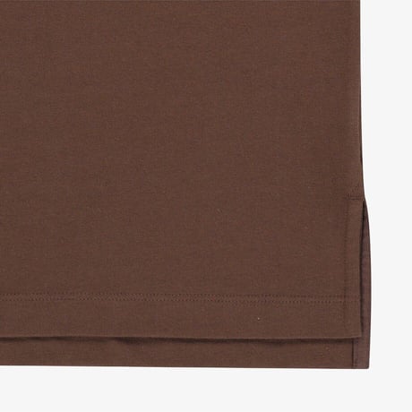 POCKET L/S R/TEE LEATHER BROWN NT7TR50L