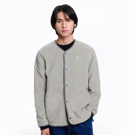 M'S ALBANO FLEECE EX CARDIGAN LIGHT GRAY NJ4FR60A