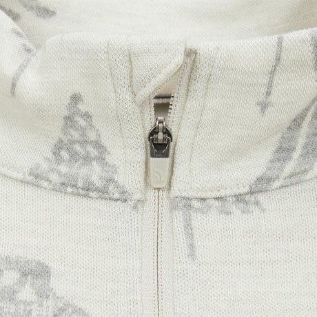 M'S VAIL ZIP SWEATER WHITE NT7AR69B