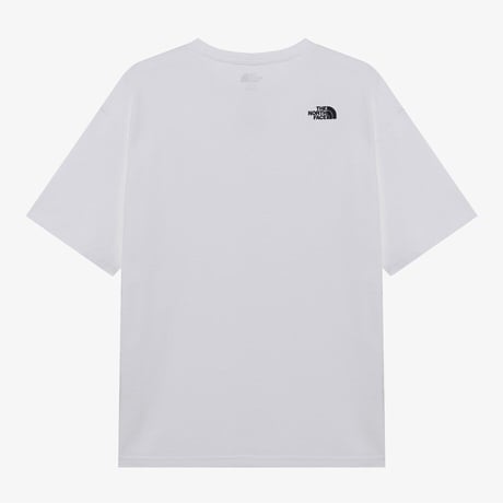 CENTER LOGO S/S R/TEE WHITE NT7UR03K