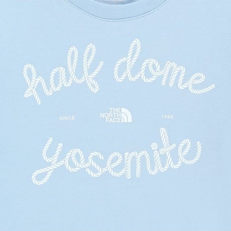 W'S HALF DOME S/S R/TEE LIGHT BLUE NT7US31L