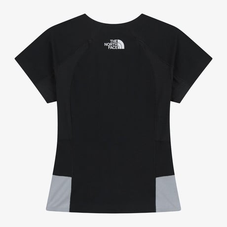 W'S SPEEDON S/S R/TEE BLACK NT7UR80J