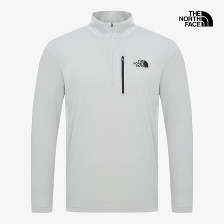 M'S BISTI L/S ZIP TEE COOL GRAY NT7LR02B