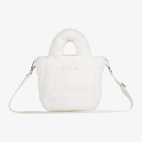 PLUMPY TOTE BAG MINI FUR VANILLA NN2PR69