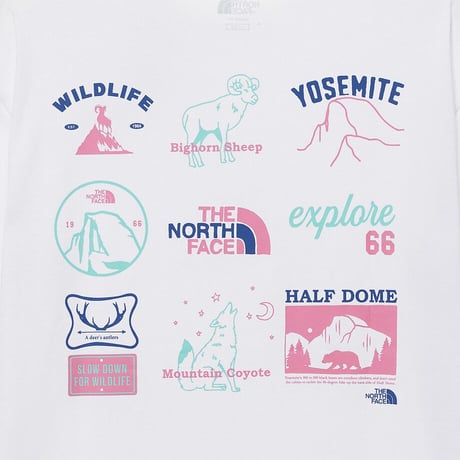 ADVENTURE S/S R/TEE WHITE NT7UR06K