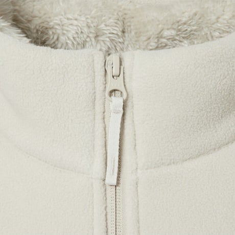 M'S FURRY FLEECE JACKET SAND SHELL NJ4FS52C