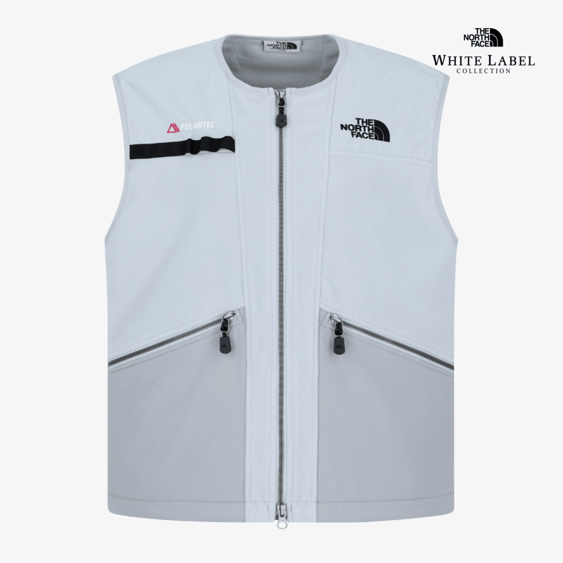 LINE-X FLEECE VEST ICE GRAY NV4FR50L | THE NORT