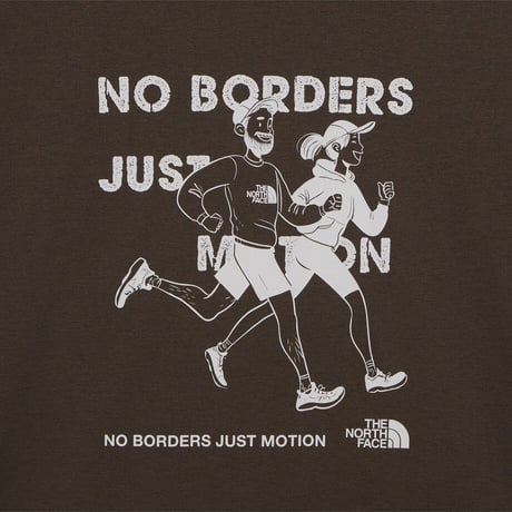 M'S NO-BORDERS S/S R/TEE 2 COFFEE BROWN NT7US85B