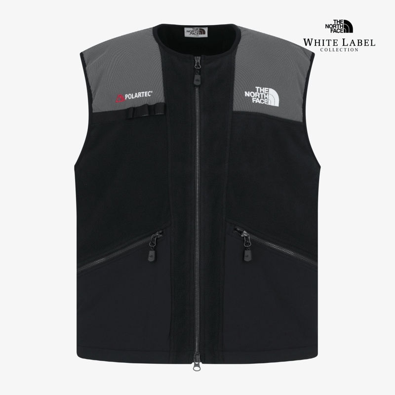 LINE-X FLEECE VEST BLACK NV4FR50J | THE NORTH F