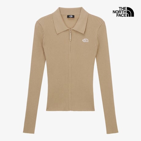 W'S HOLIDAY ZIP UP LIGHT BEIGE NJ5SR30B