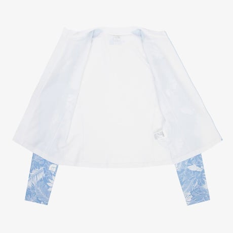 W'S WAVEY PRINT RASHGUARD SKY BLUE NJ5JR34A