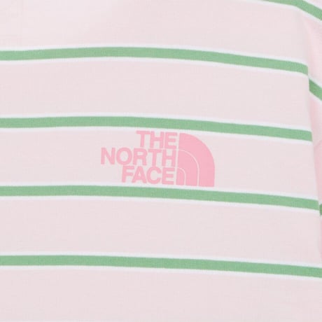 K'S GLEN STRIPE L/S R/TEE PASTEL PINK NT7TR04V